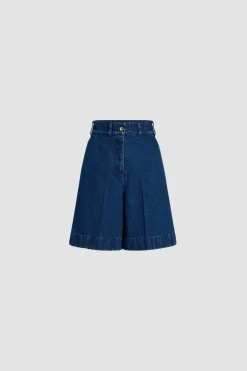 Bermudas in cotton denim