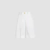 Bermudas in organic cotton gabardine