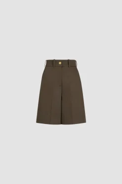 Bermudas in organic cotton gabardine