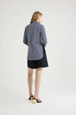 Bermudas in organic cotton gabardine