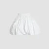 Bubble mini skirt in organic cotton