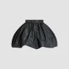 Bubble mini skirt in recycled faille