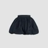 Bubble mini skirt in recycled faille
