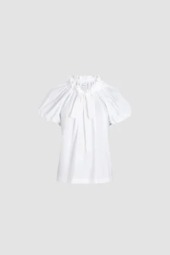 Drawstring t-shirt in organic cotton