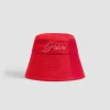 Embroidered Patou logo bucket hat in cotton