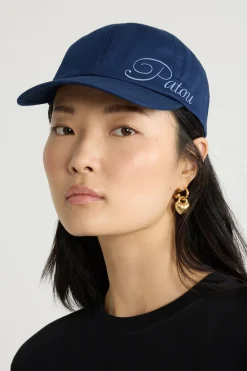 Embroidered Patou logo cap in cotton