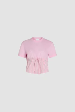 Hybrid t-shirt in organic cotton