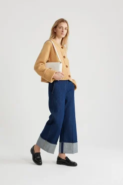 Iconic denim trousers