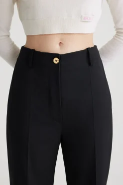 Iconic long trousers in virgin wool