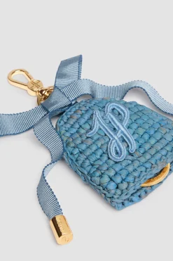 Keyholder in raffia