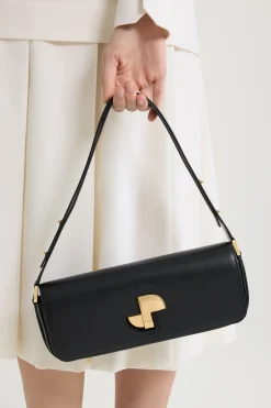 Le Lock Baguette bag in leather