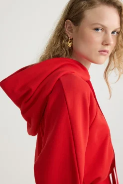Medallion hoodie in organic cotton