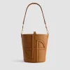 Medium JP bucket bag in leather