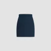 Mini skirt in lightweight organic cotton tweed