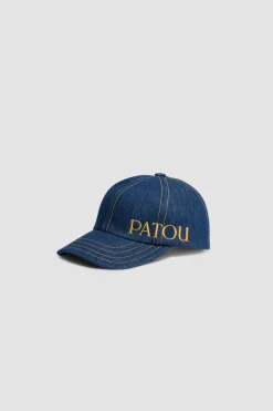 Patou cap in organic cotton denim