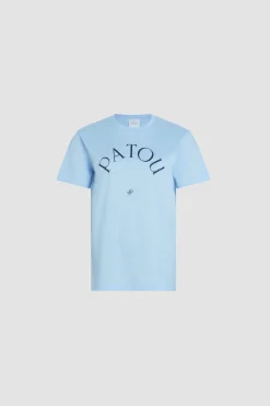 Patou logo and JP monogram t-shirt in organic cotton