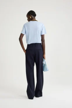 Patou logo and JP monogram t-shirt in organic cotton