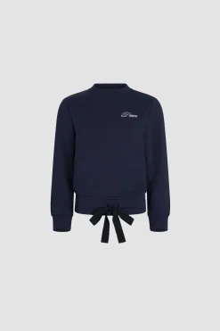 Patou logo embroidered sweatshirt in organic cotton