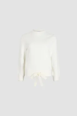 Patou logo embroidered sweatshirt in organic cotton