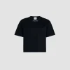 Patou logo embroidered t-shirt in organic cotton