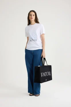 Patou logo t-shirt in organic cotton