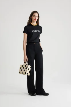 Patou logo t-shirt in organic cotton