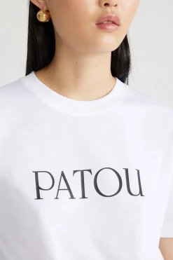 Patou logo t-shirt in organic cotton