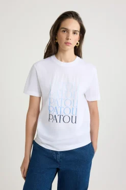 Patou logo t-shirt in organic cotton