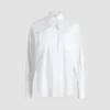 Safari shirt in organic cotton poplin