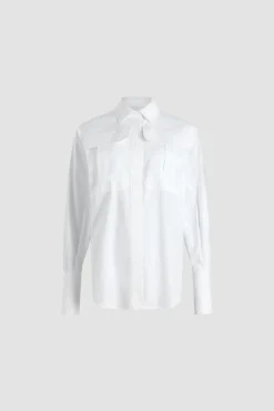 Safari shirt in organic cotton poplin