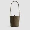 Small JP bucket bag in leather