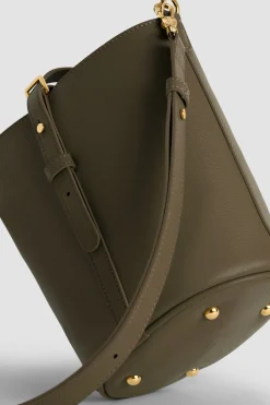 Small JP bucket bag in leather