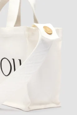 Small Patou tote in cotton canvas