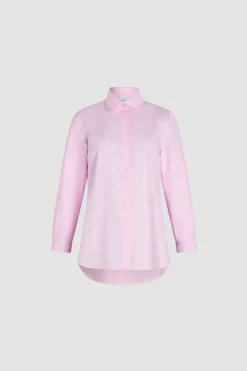 Tailored shirt in organic cotton poplin