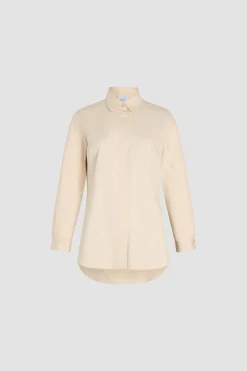 Tailored shirt in organic cotton poplin
