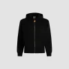 Zipped hoodie in organic cotton
