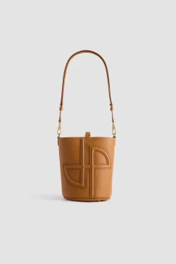Small JP bucket bag in leather