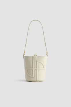 Small JP bucket bag in leather