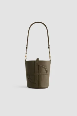Small JP bucket bag in leather